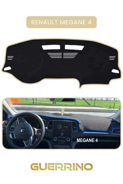 Guerrino  RENAULT Megane 4 TORPİDO KORUMA HALISI BEJ KENAR ürün görseli