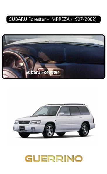 Guerrino  SUBARU Forester (1997-2002) IMPREZZATORPİDO KORUMA HALISI SİYAH KENAR ürün görseli
