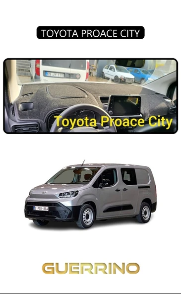 Guerrino  TOYOTA PROACE CITYTORPİDO KORUMA HALISI SİYAH KENAR ürün görseli