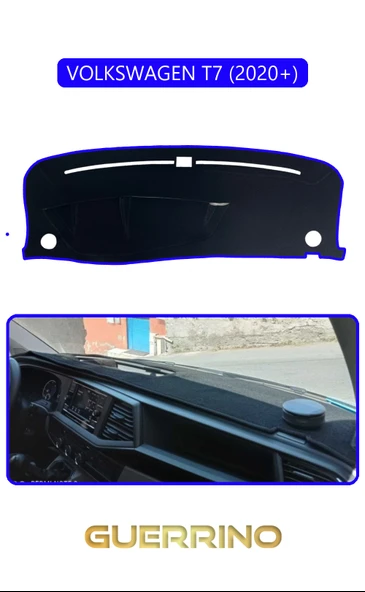 Guerrino  VOLKSWAGEN T7 (2020+)TORPİDO KORUMA HALISI MAVİ KENAR ürün görseli