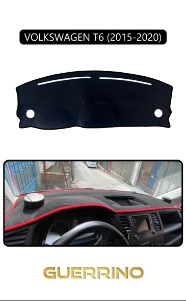 Guerrino  VOLKSWAGEN T6 (2015-2020)TORPİDO KORUMA HALISI SİYAH KENAR ürün görseli