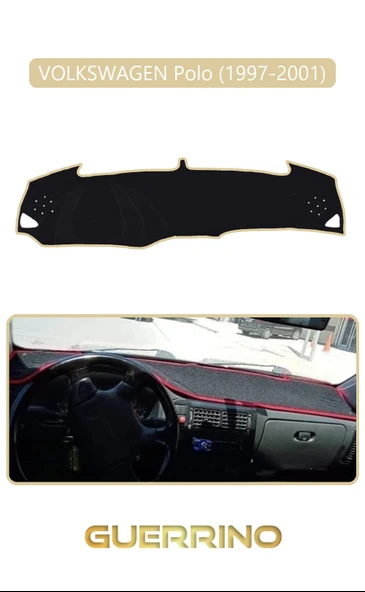 Guerrino  VOLKSWAGEN Polo (1997-2001)TORPİDO KORUMA HALISI BEJ KENAR ürün görseli