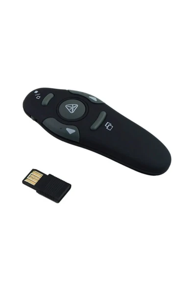 Lazer Sunum Kumandası Kablosuz Sunum Kalemi Powerpoint Slayt (SUNUM KUMANDASI1) - 4