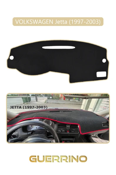 Guerrino  VOLKSWAGEN Jetta (1997-2003) TORPİDO KORUMA HALISI BEJ KENAR ürün görseli