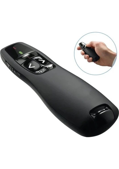 Sunum Kumandası 2.4ghz USB Kablosuz Lazer Pointer Power Point Uzaktan Kumanda Cihazı Orijinal SUNUM KUMANDASI 2 - 4