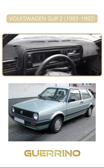 Guerrino  VOLKSWAGEN Golf 2(1983-1992)TORPİDO KORUMA HALISI BEJ KENAR ürün görseli