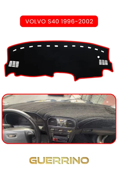 Guerrino  VOLVO S40 (1996-2002)TORPİDO KORUMA HALISI KIRMIZI KENAR ürün görseli