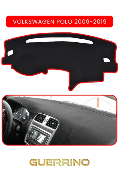 Guerrino  VOLKSWAGEN Polo (2009-2019)TORPİDO KORUMA HALISI KIRMIZI KENAR ürün görseli