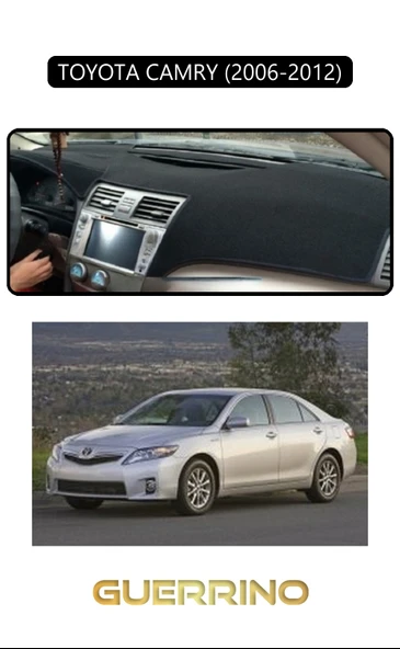 Guerrino  TOYOTA CAMRY (2006-2012)TORPİDO KORUMA HALISI SİYAH KENAR ürün görseli