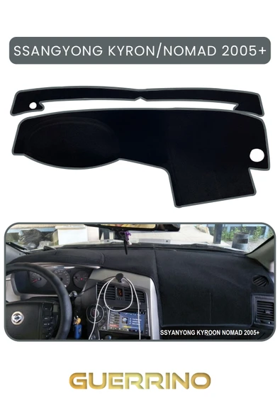 Guerrino  SSANGYONG Kyron / Nomad (2005+) ;TORPİDO KORUMA HALISI GRİ KENAR ürün görseli