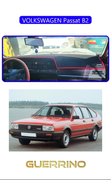 Guerrino  VOLKSWAGEN Passat B2TORPİDO KORUMA HALISI MAVİ KENAR ürün görseli