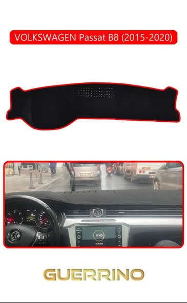 Guerrino  VOLKSWAGEN Passat B 8 (2015-2020)TORPİDO KORUMA HALISI KIRMIZI KENAR ürün görseli