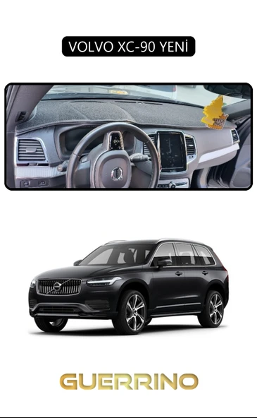 Guerrino  VOLVO XC-90 YENİTORPİDO KORUMA HALISI SİYAH KENAR ürün görseli