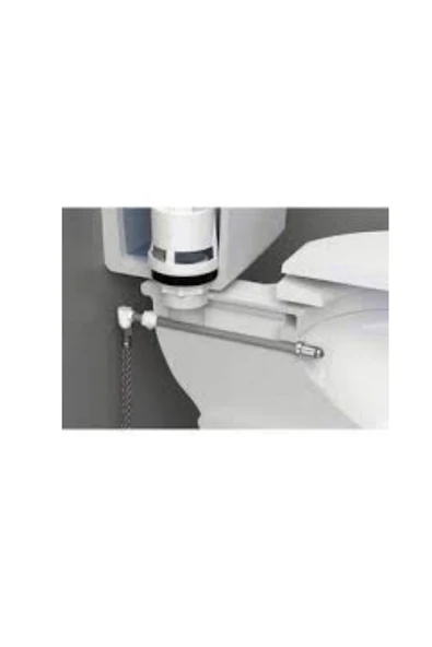 DESIPHON Klozet Taharet Çubuğu Krom Uçlu 34 Cm - 4