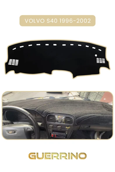 Guerrino  VOLVO S40 (1996-2002)TORPİDO KORUMA HALISI BEJ KENAR ürün görseli