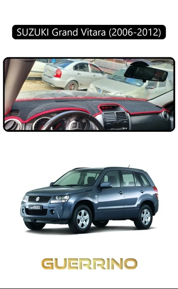 Guerrino  SUZUKI Grand Vitara (2006-2012) TORPİDO KORUMA HALISI SİYAH KENAR ürün görseli