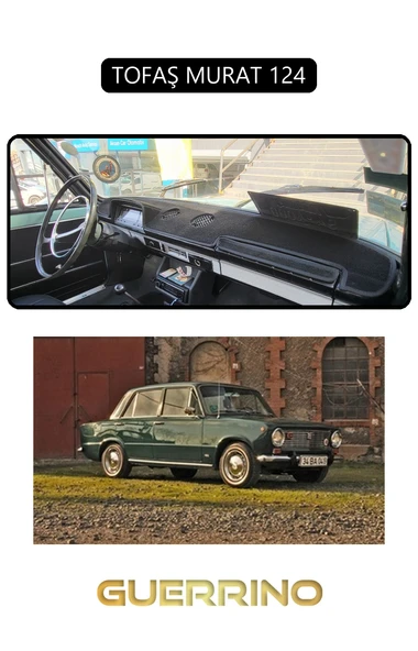 Guerrino  TOFAŞ MURAT 124TORPİDO KORUMA HALISI SİYAH KENAR ürün görseli