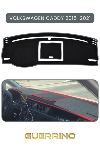 Guerrino  VOLKSWAGEN Caddy (2015-2021)TORPİDO KORUMA HALISI GRİ KENAR ürün görseli