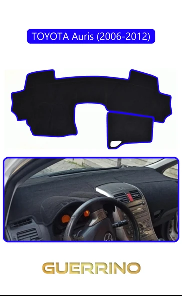 Guerrino  TOYOTA Auris (2006-2012)TORPİDO KORUMA HALISI MAVİ KENAR ürün görseli
