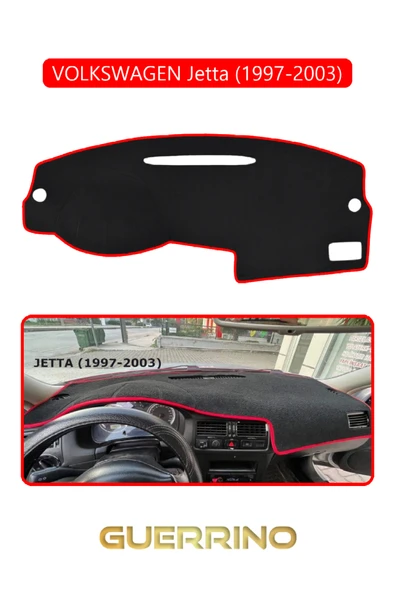 Guerrino  VOLKSWAGEN Jetta (1997-2003) TORPİDO KORUMA HALISI KIRMIZI KENAR ürün görseli