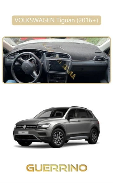 Guerrino  VOLKSWAGEN Tiguan (2016+) ;TORPİDO KORUMA HALISI BEJ KENAR ürün görseli