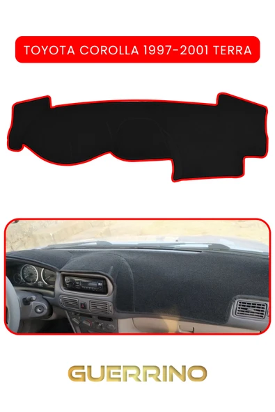 Guerrino  TOYOTA Corolla (1997-2001) TERRATORPİDO KORUMA HALISI KIRMIZI KENAR ürün görseli