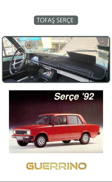 Guerrino  TOFAŞ SERÇE TORPİDO KORUMA HALISI GRİ KENAR ürün görseli