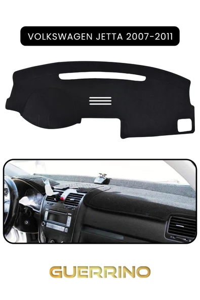 Guerrino  VOLKSWAGEN Jetta (2007-2011)TORPİDO KORUMA HALISI SİYAH KENAR ürün görseli