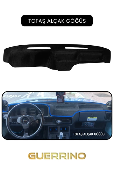 Guerrino  TOFAŞ ALÇAK GÖGÜSTORPİDO KORUMA HALISI SİYAH KENAR ürün görseli