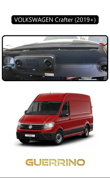 Guerrino  VOLKSWAGEN Crafter (2019+)TORPİDO KORUMA HALISI SİYAH KENAR ürün görseli