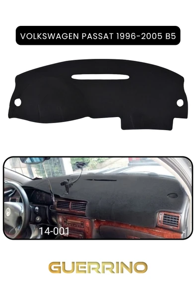 Guerrino  VOLKSWAGEN Passat (1996-2005) - (B5; )TORPİDO KORUMA HALISI SİYAH KENAR ürün görseli