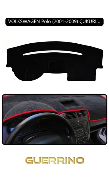 Guerrino  VOLKSWAGEN Polo (2001-2009) ÇUKURLUTORPİDO KORUMA HALISI SİYAH KENAR ürün görseli