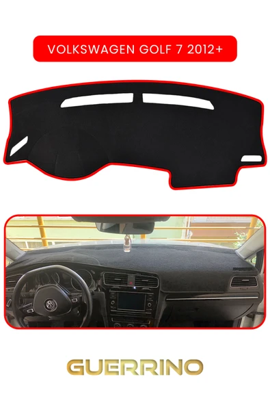 Guerrino  VOLKSWAGEN Golf 7 (2012+)TORPİDO KORUMA HALISI KIRMIZI KENAR ürün görseli