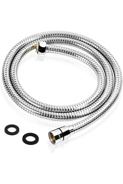 DESIPHON 200 cm Paslanmaz Çelik Duş Hortumu – Esnek Yapı, Yüksek Basınç Dayanımı, Uzun Ömürlü Kullanım - 2