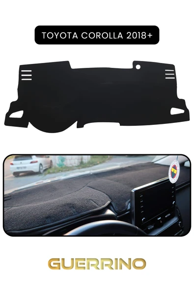 Guerrino  TOYOTA Corolla  (2018+)TORPİDO KORUMA HALISI SİYAH KENAR ürün görseli