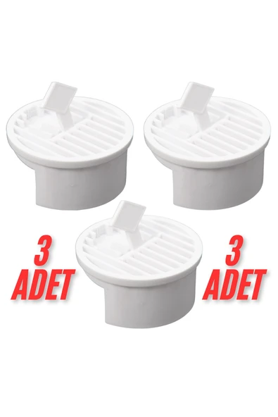 DESIPHON 3 ADET Gider Kapağı, Yer Süzgeci, Izgarası Gider Kapağı, Yer  Süzgeci  Süzeği