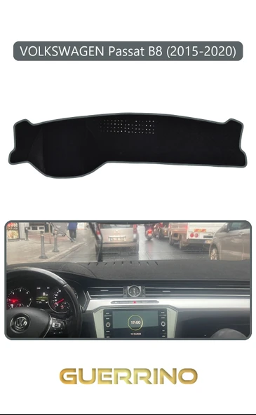Guerrino  VOLKSWAGEN Passat B 8 (2015-2020)TORPİDO KORUMA HALISI GRİ KENAR ürün görseli