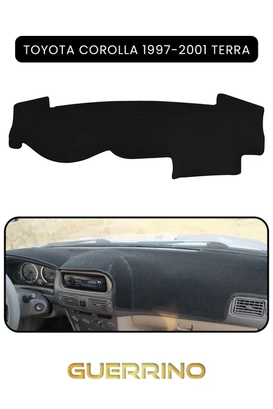 Guerrino  TOYOTA Corolla (1997-2001) TERRATORPİDO KORUMA HALISI SİYAH KENAR ürün görseli