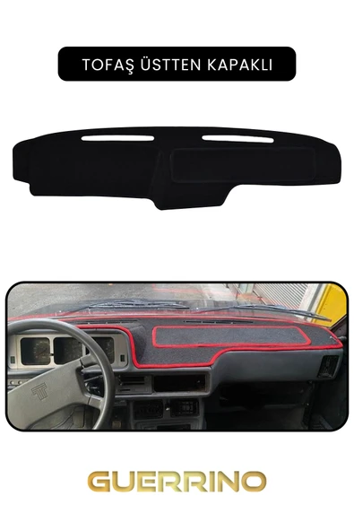 Guerrino  TOFAŞ ÜSTTEN KAPAKLITORPİDO KORUMA HALISI SİYAH KENAR ürün görseli