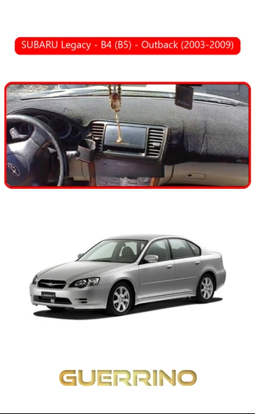 Guerrino  SUBARU Legacy / B4 (B5) / Outback (2003-2009)TORPİDO KORUMA HALISI KIRMIZI KENAR ürün görseli