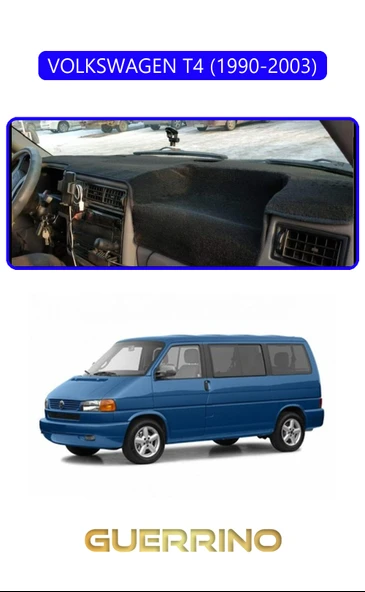 Guerrino  VOLKSWAGEN T4 (1990-2003)TORPİDO KORUMA HALISI MAVİ KENAR ürün görseli