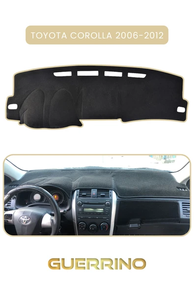 Guerrino  TOYOTA Corolla (2006-2012) TORPİDO KORUMA HALISI BEJ KENAR ürün görseli