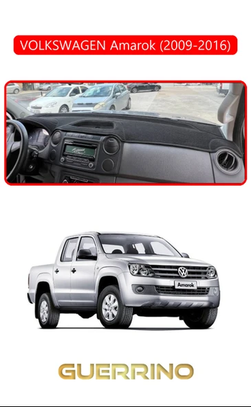 Guerrino  VOLKSWAGEN Amarok (2009-2016)TORPİDO KORUMA HALISI KIRMIZI KENAR ürün görseli