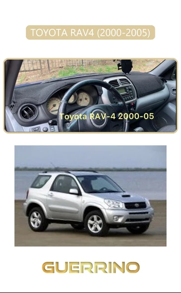 Guerrino  TOYOTA RAV4 (2000-2005)TORPİDO KORUMA HALISI BEJ KENAR ürün görseli