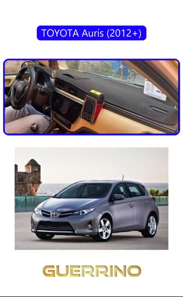Guerrino  TOYOTA Auris (2012-2013)TORPİDO KORUMA HALISI MAVİ KENAR ürün görseli