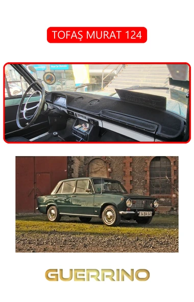 Guerrino  TOFAŞ MURAT 124TORPİDO KORUMA HALISI KIRMIZI KENAR ürün görseli