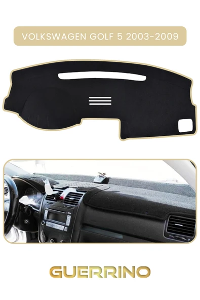 Guerrino  VOLKSWAGEN Golf 5 (2003-2009)TORPİDO KORUMA HALISI BEJ KENAR ürün görseli