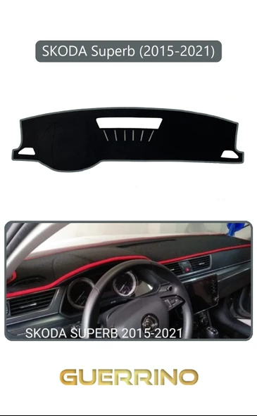 Guerrino  SKODA Superb (2015-2021)TORPİDO KORUMA HALISI GRİ KENAR ürün görseli