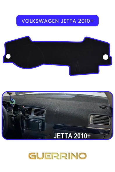 Guerrino  VOLKSWAGEN Jetta (2010+)TORPİDO KORUMA HALISI MAVİ KENAR ürün görseli
