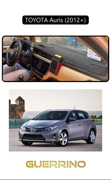 Guerrino  TOYOTA Auris (2012-2013)TORPİDO KORUMA HALISI SİYAH KENAR ürün görseli